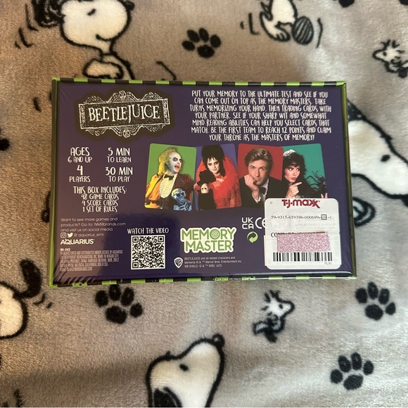 Beetlejuice Memory Master Card Game - Picture 2 of 3